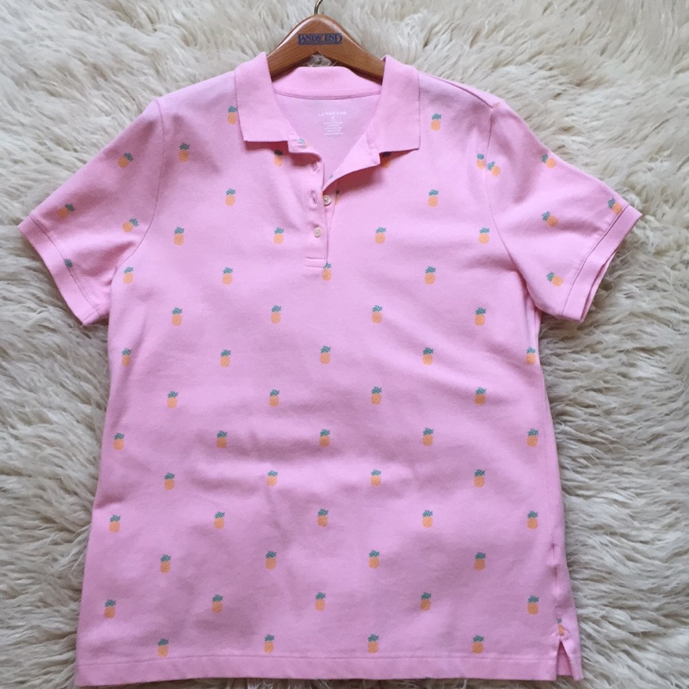 Lands End pink t-shirt